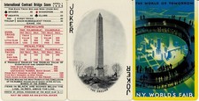 ANTIQUE 1939-40 New York World's Fair Playing Cards 