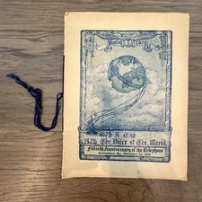 Vintage 1926 Telephone Anniversary Booklet BELL SYSTEM 50 Years EPHEMERA O’boro picture