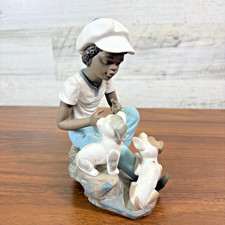 Vintage Torralba Spain Porcelain African American Hand Made Figurine picture