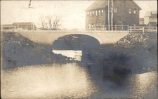 South Essex Massachusetts MA Bridge Over River c1908 Real Photo Postcard bhn picture