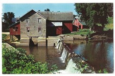 Spillville Iowa c1950's Mill and Dam on Turkey River, Roadside America picture