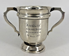 Sterling Silver Trophy - 'Amelia' (Horse) -1909 Spring Show Ballsbridge - 102 Gr picture