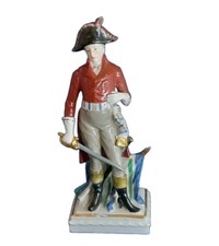 Vintage Napoleon Bonaparte Porcelain Figurine Statue Unmarked 9” Tall picture