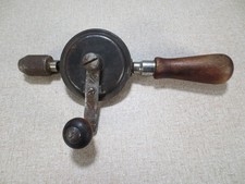 Vntg Yankee North Bros. 1431 Double Pinion Eggbeater Drill,9-3/8