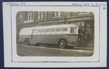 Highway Post Office HPO Bus Albany NY Rutland VT Real Photo Postcard RPPC 1940s picture
