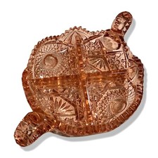 Brilliant Period  Divided Glass Dish With Handels ,by Imperial Glass Co picture