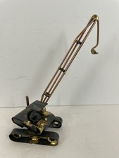 Construction Metal Track Crane Brass Paperweight Figure Handmade Art picture