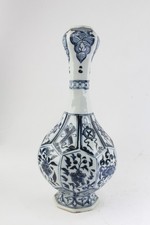 Chinese Octagonal-Shaped Blue & White Vase picture