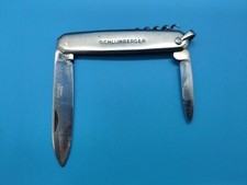 USED HERMES PARIS FRANCE SCHLUMBERGER KNIFE KNIVES POCKET WATCH FOB CORKSCREW picture