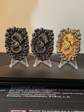 Narcotics Chasing The Dragon Set Of 3 Only 50 Sets Made. 3” Tall picture