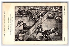 Divided Arena By Francisco Goya Metropolitan Museum of Art Postcard N25 picture