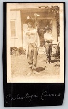 Rare Calistoga Circus Performers Photo Snapshot Napa Valley California 1920-32 picture