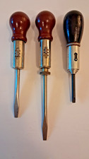 Vintage Stanley Yankee No.'s - 2H, 10A, 15A - Ratcheting Screwdriver Set. picture