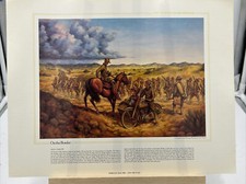 National Guard Print: “On The Border” Arizona August 1914 -14x11 picture