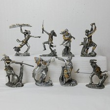 8 LEGENDS Of The AMERICAN INDIAN Pewter Figurine Franklin Mint 1992 Jim Ponter picture