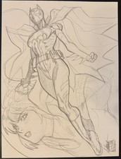 Cassandra Cain Batgirl original comic art by Alfredo Cardona (acecore) picture