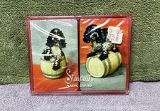 2 VTG. STARDUST BUTCH THE COCKER SPANIEL PLAYING CARD DECKS picture