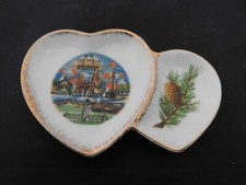 Heart Shaped Ceramic Souvenir Catch All Dish From Salt Lake City, Utah - Gift picture