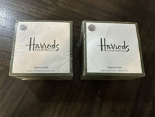 Harrods Knightsbridge Telephone Notepad Cubes Sealed Made in U.K. 440 sheets ea. picture