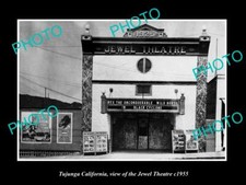 OLD 8x6 HISTORIC PHOTO OF TUJUNGA CALIFORNIA THE JEWEL THEATRE c1955 picture