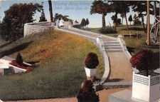 J33/ Put-In-Bay Ohio Postcard c1910 Trysting Place Victory Park Lake Erie 131 picture