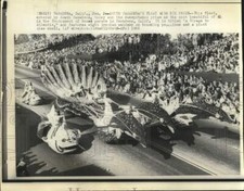 1966 Press Photo South Pasadena's Float, most beautiful in Tournament of Roses picture