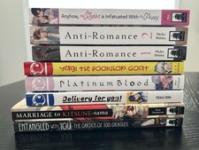 Platinum Blood / Delivery For You / Anti-Romance / etc - 8 Manga English Yaoi picture