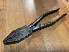 vintage Kraeuter 8” lineman pliers 1830-8 USA picture