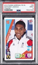2012 PANINI ADRENALYN XL LONDON #96 ANTHONY JOSHUA PSA 9 picture