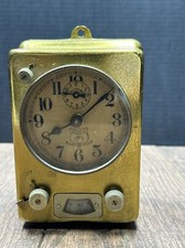 VINTAGE HAWKEYE REMINDER CLOCK HAWKEYE CLOCK COMPANY MUSCATINE IOWA USA picture