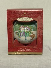 Vintage Hallmark Keepsake - “Winter Friends” - 2001 Original Box picture