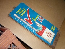 Vintage L&M Cigarette Thermometer  Metal picture
