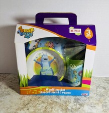 Vintage 2017 Zak Beat Bugs Mealtime Set 3 pieces picture