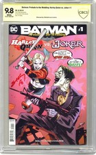 Batman Prelude to the Wedding Harley vs. Joker #1 CBCS 9.8 Witnessed Sig 2018 picture