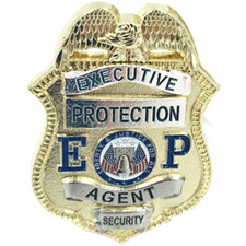Mini 2 inch Executive Protection Wallet Pin BL4-017 picture