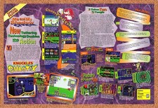1995 Knuckles Chaotix 32x Original Advertisement / Retro Promo vr1 picture
