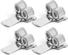 4 Pcs Metal Pen Holder Adjustable Spring Loop Pen Clip Universal Organizer Holde picture