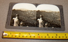 1930s Yale Bowl Stereoscope from 10/25/1924 Bulldogs vs Brown Football Game #T53 picture