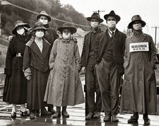 1918 SPANISH FLU PANDEMIC in California  Photo (211-N) picture