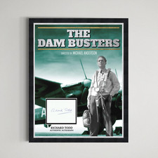 Richard Todd - The Dambusters Actor Genuine Signed Autograph Framed Display picture