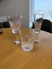 Waterford Rock of Cashel: 1 Classic Wine; 1 DOF; 1 Champagne Flute: New picture