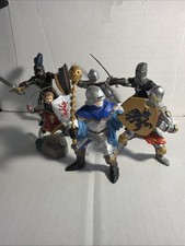 Schleich Papo Medieval HUGE World Of Knights Lot of 6 Some Damaged picture