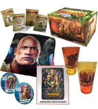 Jumanji Next Level Gift Box Fleece Throw/Pint Glasses/Coasters/Magnets picture