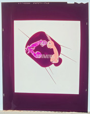 Vintage Jon Henry Original 4x5 Transparency Mid Century Modern Telephone Art picture