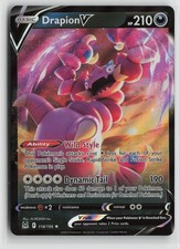 Drapion V Ultra Rare Holo SWSH11 118/196 NM picture