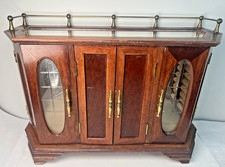 Vintage 1980s Rosalco Commodore Musical Jewelry Box Cabinet Drawers Hangers picture