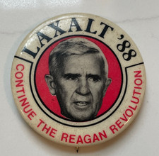 Paul Laxalt ’88 President Pinback Button Reagan Revolution 1.75” Scarce Vintage picture