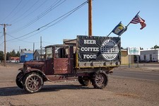 Photo:Cut Bank Montana 2020s Vintage Brewery Truck Beer Coffee Food picture
