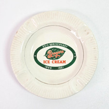 Vintage 85th Anniversary Breyers Ice Cream1866-1951 Advertising Ceramic Ashtray picture