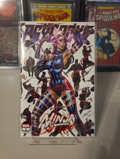 PSYLOCKE NINJA #5 A J SCOTT CAMPBELL EXCLUSIVE Signed picture